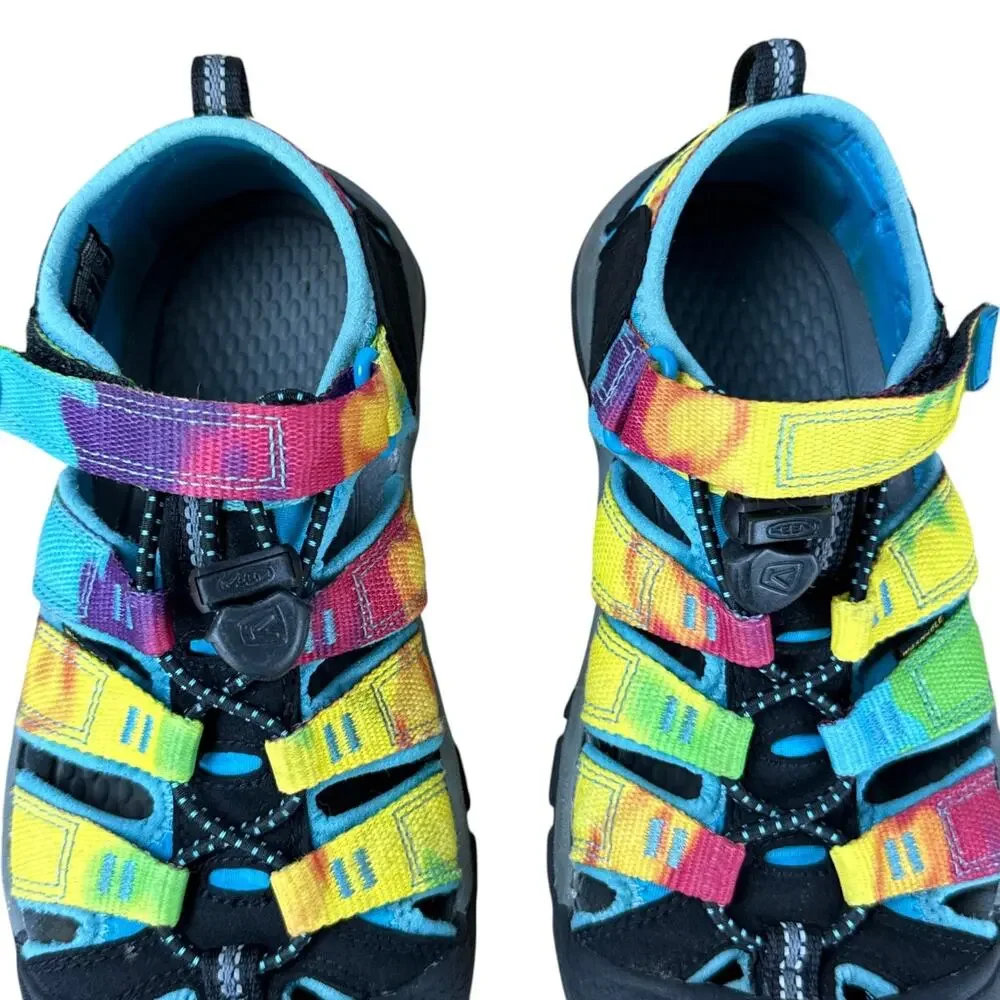 KEEN Newport H2 Youth 2 Kids Rainbow Tie Dye Water Hiking Sandals 1018441